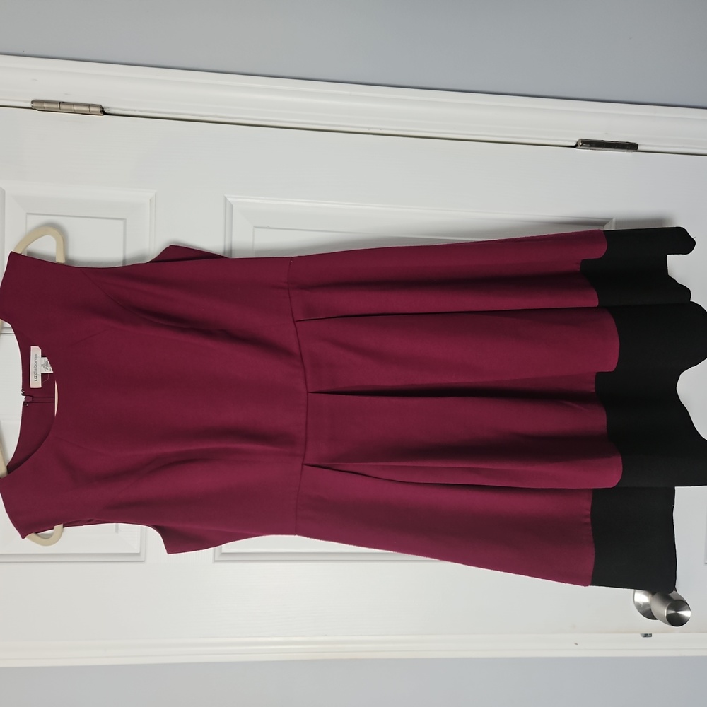 Two toned a-lined dress, size 14.